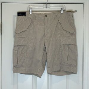 Polo Ralph Lauren Shorts Men's Seersucker Cargo Military Paratrooper NWT 40